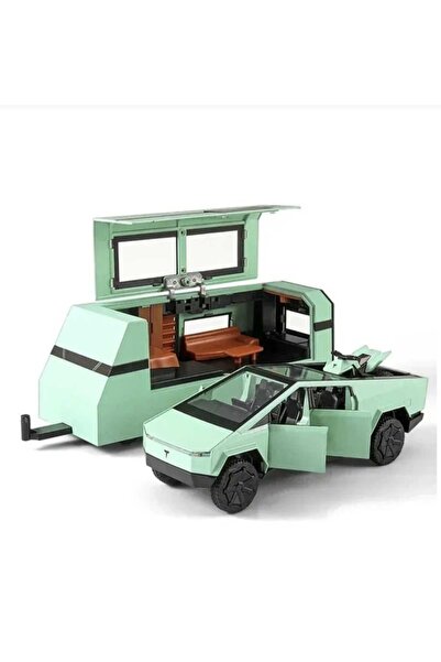 Daily Bazaar Sesli Işıklı Çek Bırak Model Pickup Metal Kasa Tesla Cybertruck ...