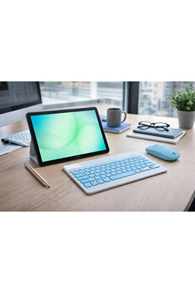 Samsung Galaxy Tab A11 8.7''İNCH 4/64GB TABLET+GOLD KALEM+MAVİ KILIF+MAVİ KLA...