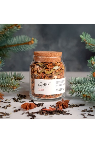 ZÜHRE THERAPY Hello Winter Kış Çayı | Tarçın, Elma, Ihlamur ve Rooibos ile Is...
