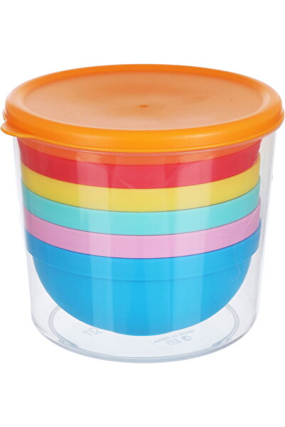 Generic طقم أوعية بلاستيكية من السيف جاليري، 6 قطع - متعدد الألوان