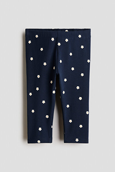 H&M Pamuklu ve Baskılı Tayt