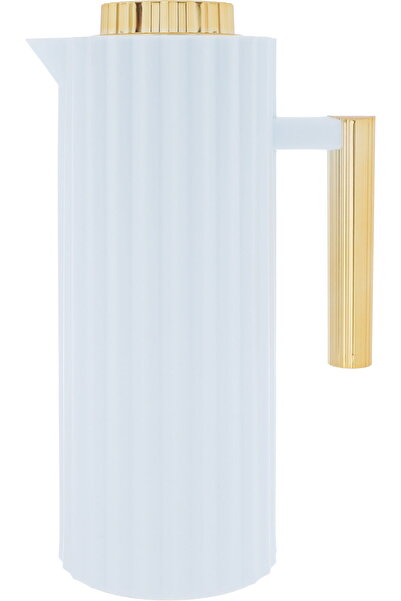 Generic ترمس تايملس رواء 2، سعة 1 لتر، وعاء داخلي من الزجاج الحراري، غلاف خار...