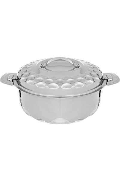 Generic Maxima Steel Al Saif Gallery Food Container, 1 Liter - Silver