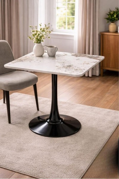 DEC22 طاولة كافيه مربعة بلمسة راقيه