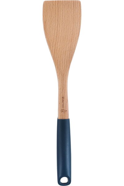 Generic Al Saif Gallery Wooden Plastic Food Stirring Spoon, 33 x 7 cm - Dark ...