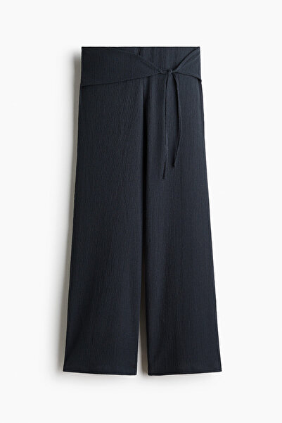 H&M Bağcık Detaylı Jarse Pantolon