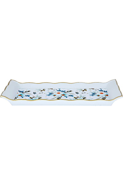 Generic Al Saif Gallery Plastic Serving Tray, 29 cm, Rectangle - White