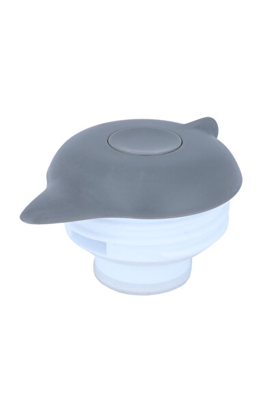 Generic غطاء ترمس بلاستيكي (بطريق) من معرض السيف - رمادي