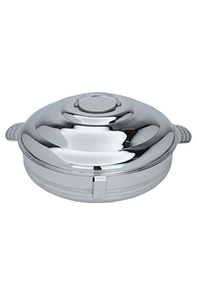 Generic AlSaif Gallery Steel Gozi Food Container, 16 Liter - Silver