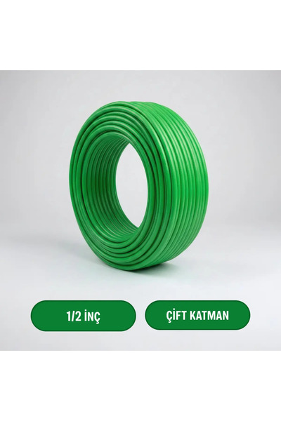 DRS Yapı Garden Örgülü Bahçe Sulama Hortumu - 1/2 İnç 100 Metre