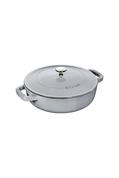 STAUB Cast Iron Pot with Lid 24 cm Gray