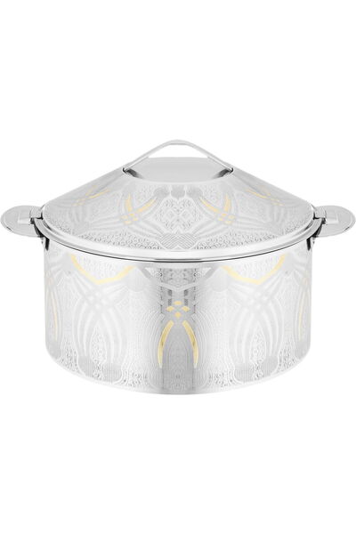 Generic Steel Al Saif Gallery Rayhana Food Container, 7.5 Liters - Silver