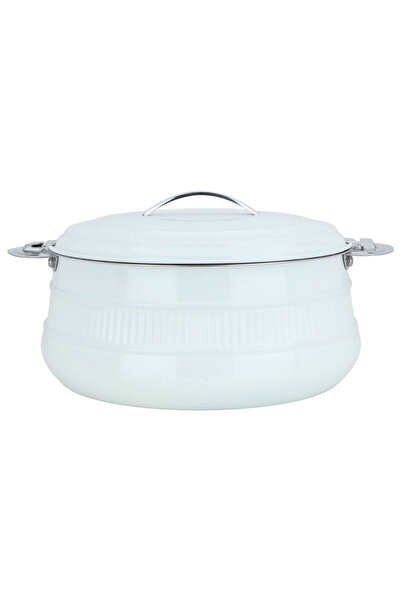 Generic Steel Al Saif Gallery Food Container, 3.5 Liters - White