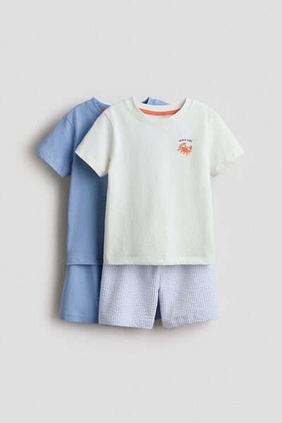 H&M 2'li Jarse Pijama Takımı