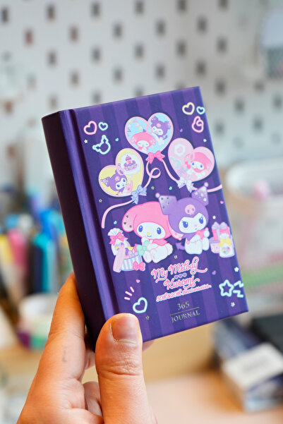 Victoria's Journals Kuromi și My Melody Jurnal de 365 de zile 368 pagini 80 g...
