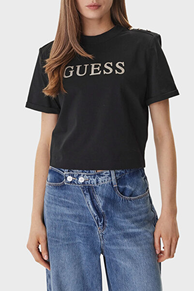 Guess Marina Logo 100% Cotton Regular Fit Crew Neck t Shirt W6Gi06K3018 t Shi...