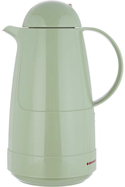 Generic ترمس روتبونت، سعة 1 لتر، وعاء داخلي زجاجي، غلاف خارجي بلاستيكي - أخضر