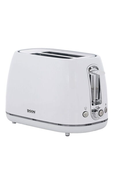 Generic Edison YK-688 Electric Toaster, 900 Watt, 2 Slices - White