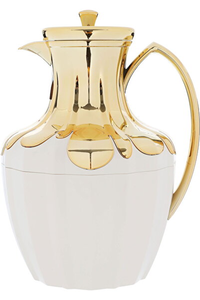 Generic ترمس إيفرست شادن، سعة 1 لتر، غلاف داخلي زجاجي، غلاف خارجي بلاستيكي - ...