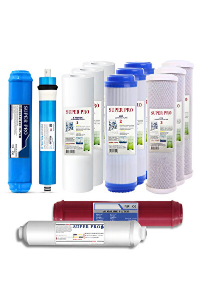 Superpro Super Pro High-Capacity Reverse Osmosis Filter Bundle - Multi-Stage ...