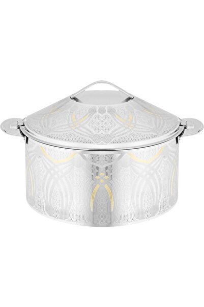 Generic Steel Al Saif Gallery Rayhana Food Container, 2.5 Liter - Silver