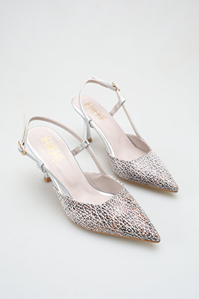 ich1one Imola Women's Snake Heeled Ballerina Shoes – 5 cm Heel, Casual and Of...