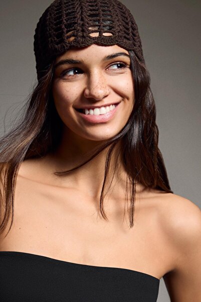 Bershka Örme kasket şapka