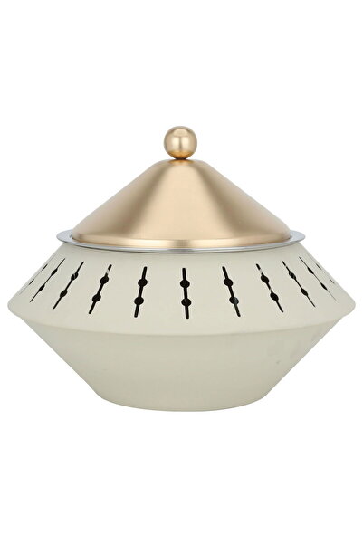 Generic سخان طعام من الفولاذ المقاوم للصدأ من معرض السيف، سعة 2 لتر - بيج