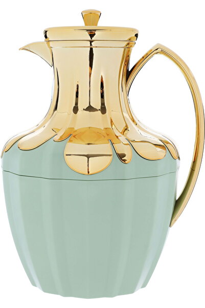 Generic ترمس إيفرست شادن، سعة 1 لتر، وعاء داخلي زجاجي، غلاف خارجي بلاستيكي - ...