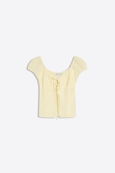 Bershka Fiyonklu rustik bluz