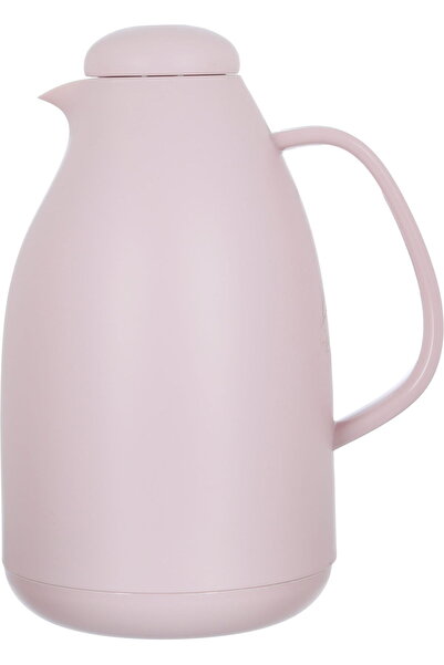 Generic ترمس بنجوين برو سيف جاليري، سعة 2 لتر، غلاف داخلي زجاجي، مضغوط - وردي