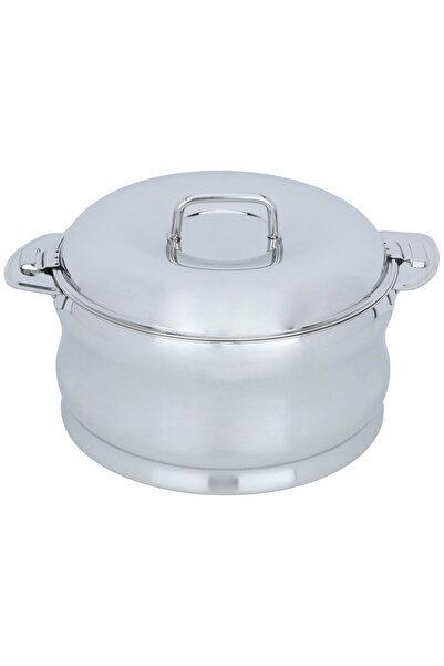 Generic Al Saif Gallery Steel Food Container, 3500 ml - Silver