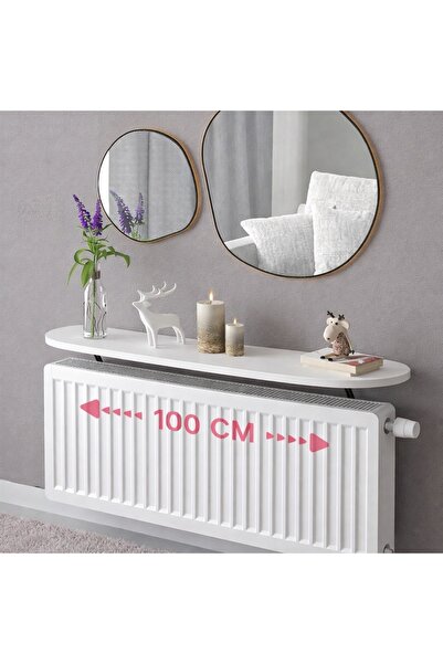 HOMS Raft perete, suport calorifer, alb Homs, 100 x 18 cm