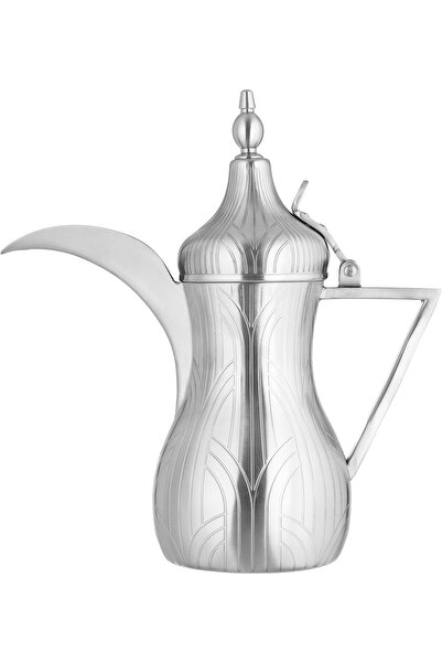 Generic معرض السيف، دلة سليمان 3، ستانلس ستيل، 0.9 لتر - فضي