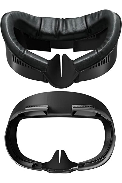 Generic ملحقات الواقع الافتراضي لجهاز ميتا كويست 3، غطاء وسادة للوجه ووسادة ل...