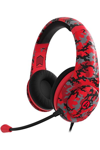 Generic Marauder Gaming Headset for XBOX, PS4/PS5, Switch, PC, Red-Camo