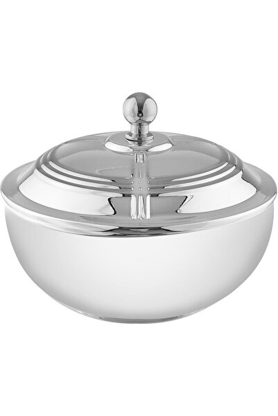 Generic صينية تمر من الفولاذ من معرض السيف، 13.2 × 13.2 × 8 سم - فضي