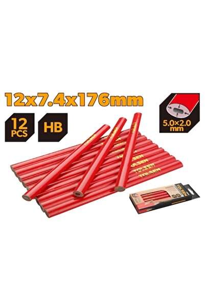 TOLSEN Set of 12 Carpentry Pencils