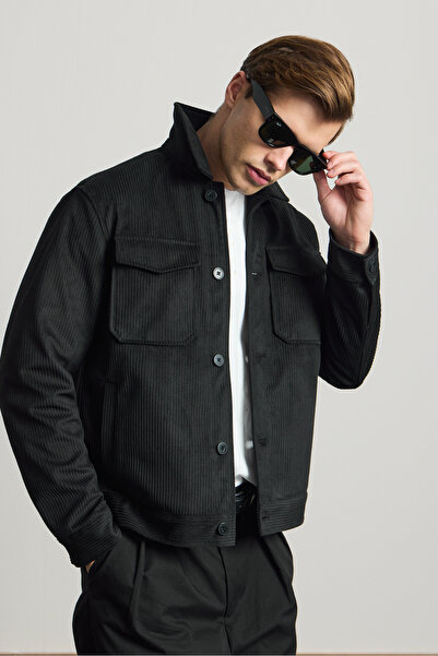 Danger Men's Premium Velvet Jacket Black 4229Dngr