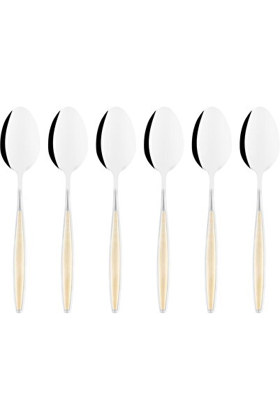 Generic Al Saif Gallery Steel Cutlery Set, 6 Pieces - Silver