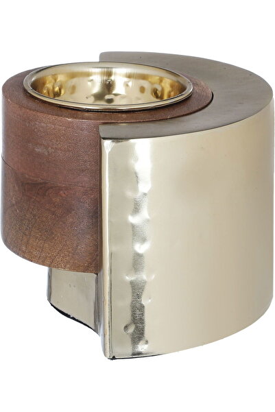 Generic مبخرة خشبية من سيف جاليري، 10×13×16 سم، دائرية - خشبية