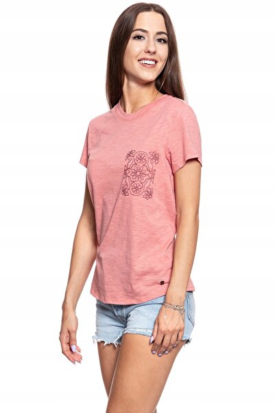 Mustang Tricou Dama, Mustang, Roz, Bumbac, Marime S