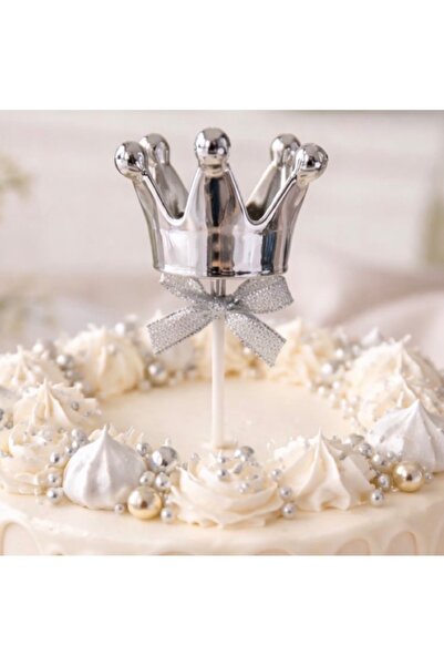 Çemrek Süs Parti Mini King Crown Cake Decoration Cup Cake Decoration 1 Piece