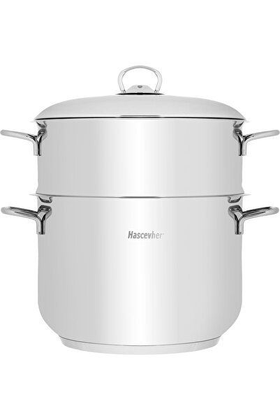 Generic Steel Hashfire Steam Cooker, 24 cm - Silver