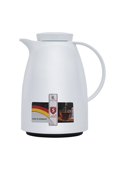 Generic ترمس الراين، سعة 1 لتر، وعاء داخلي من الزجاج حراري ، غلاف خارجي من ال...