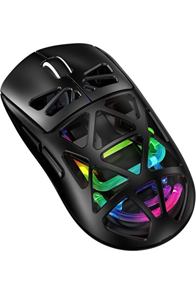 Generic ماوس ألعاب لاسلكي ثلاثي الأوضاع - اتصال بأسلاك/بلوتوث/2.4 جيجاهرتز، غ...