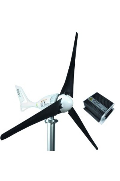 istabreeze Set i-500 24V Rüzgar Türbini + Hibrit Şarj Kontrol Cihazı İSTA-BREEZE