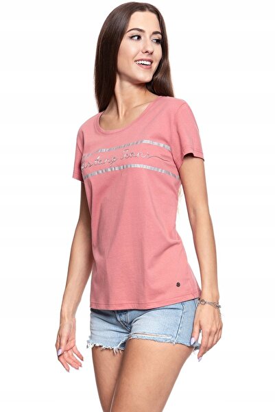 Mustang Tricou Dama, Mustang, Bumbac, Roz, Marime S