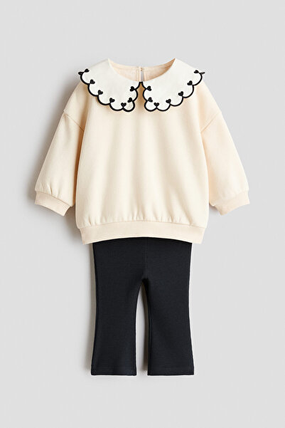 H&M Sweatshirt ve Tayt İçeren 2 Parçalı Set