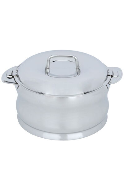 Generic Al Saif Gallery Steel Food Container, 2.5 Liters - Silver